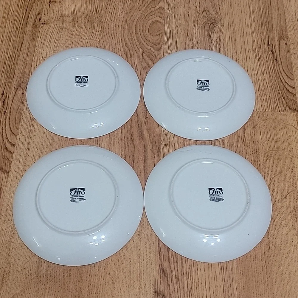 #3 Fashion Manor Solitude Set Of 4 Bread & Butter Plates 6 1/2" - Picture 4 of 5